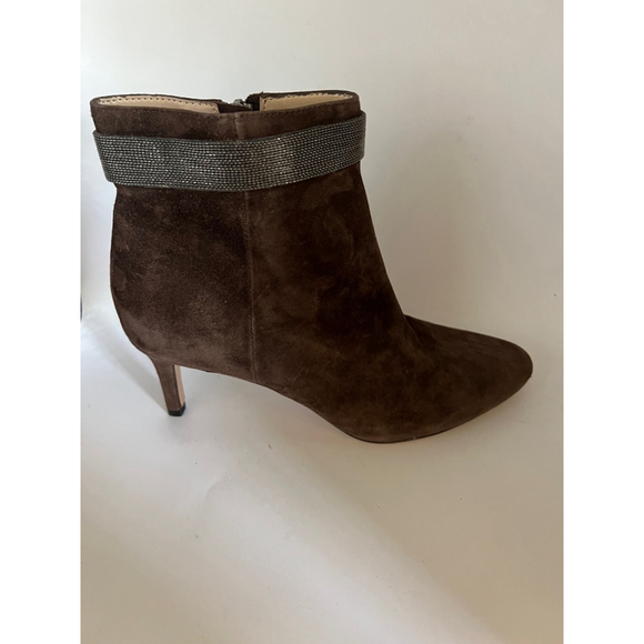 Pelle Moda Shoes - New Pelle Moda Brown Suede Ankle Boots Size 7.5M